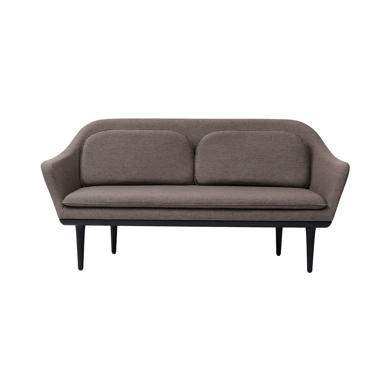 Lunar Sofa: Black Oak