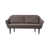 Lunar Sofa: Black Oak