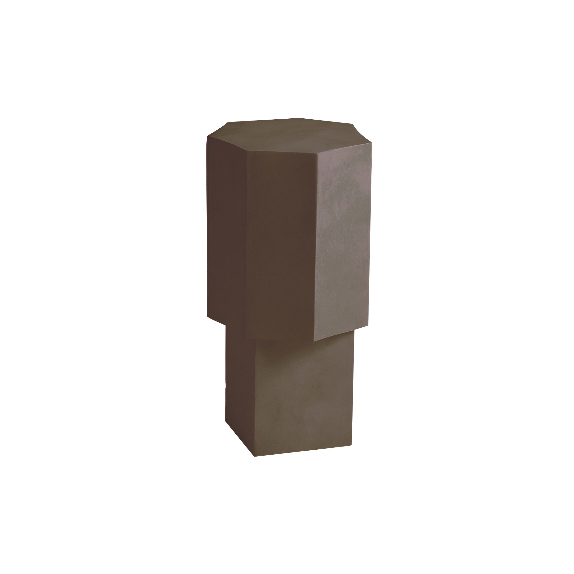 Quartz Side Table: Clay