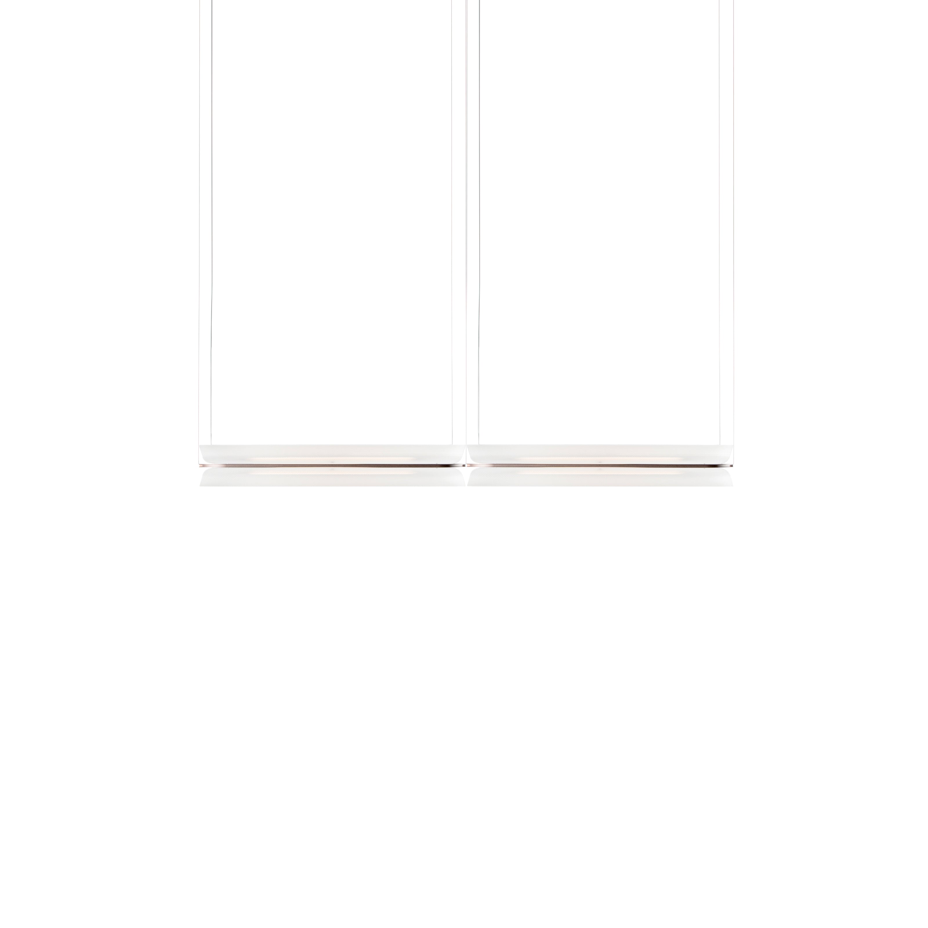 Vale System X-Axis Pendant Light: Horizontal + End-to-End + Vale 2 + Rust