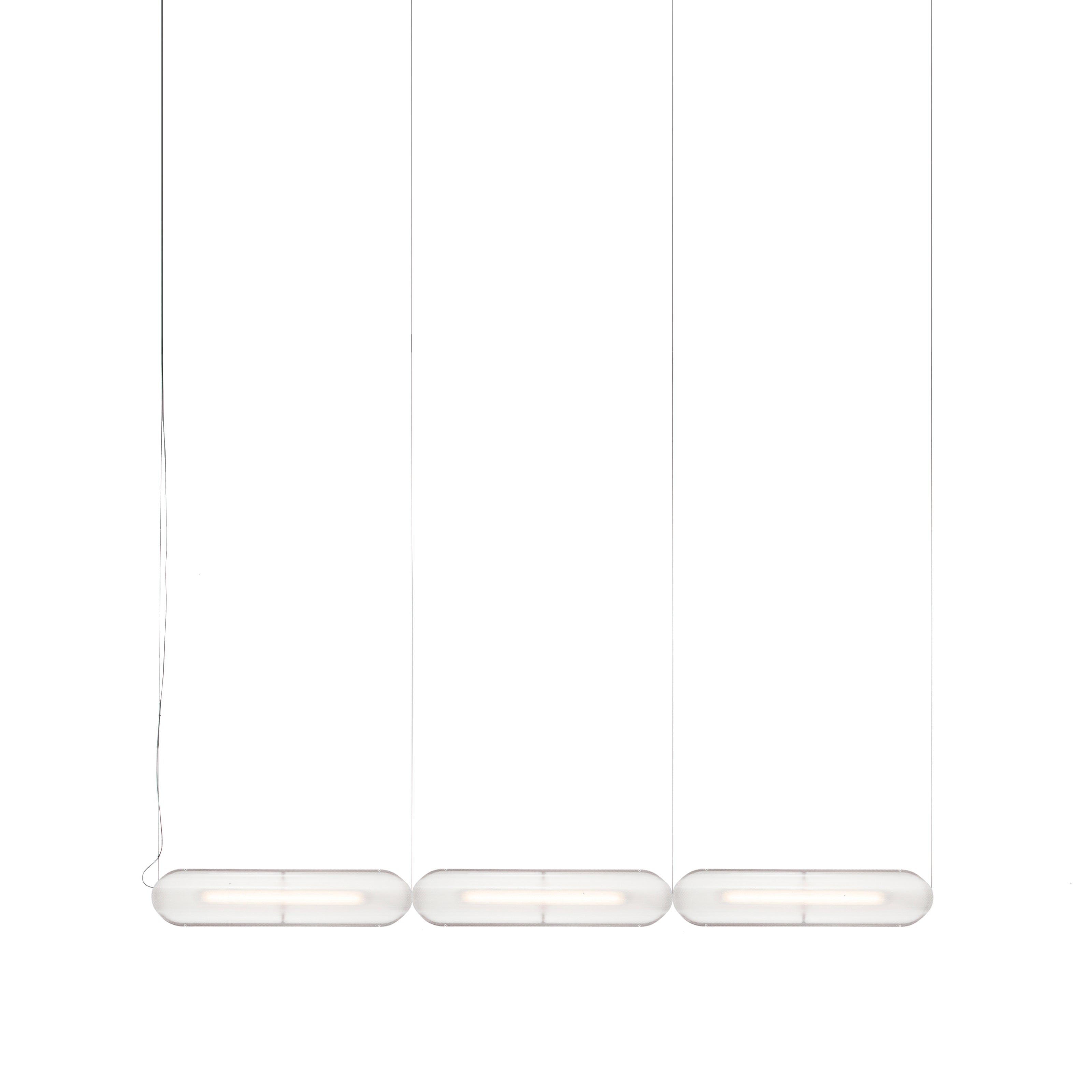 Vale System Y-Axis Pendant Light: Horizontal + End-to-End + Vale 3 + Rust