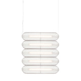 Vale System Y-Axis Pendant Light: Horizontal + Side-to-Side + Vale 5 + Rust