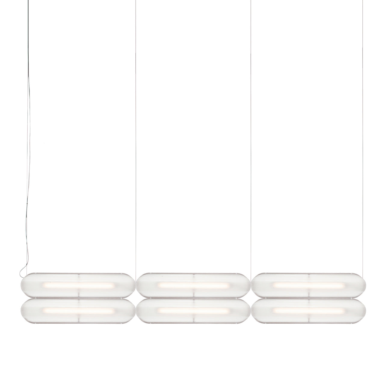 Vale System Y-Axis Pendant Light: Horizontal + Side-to-End + Rust + Vale 6 - SE1