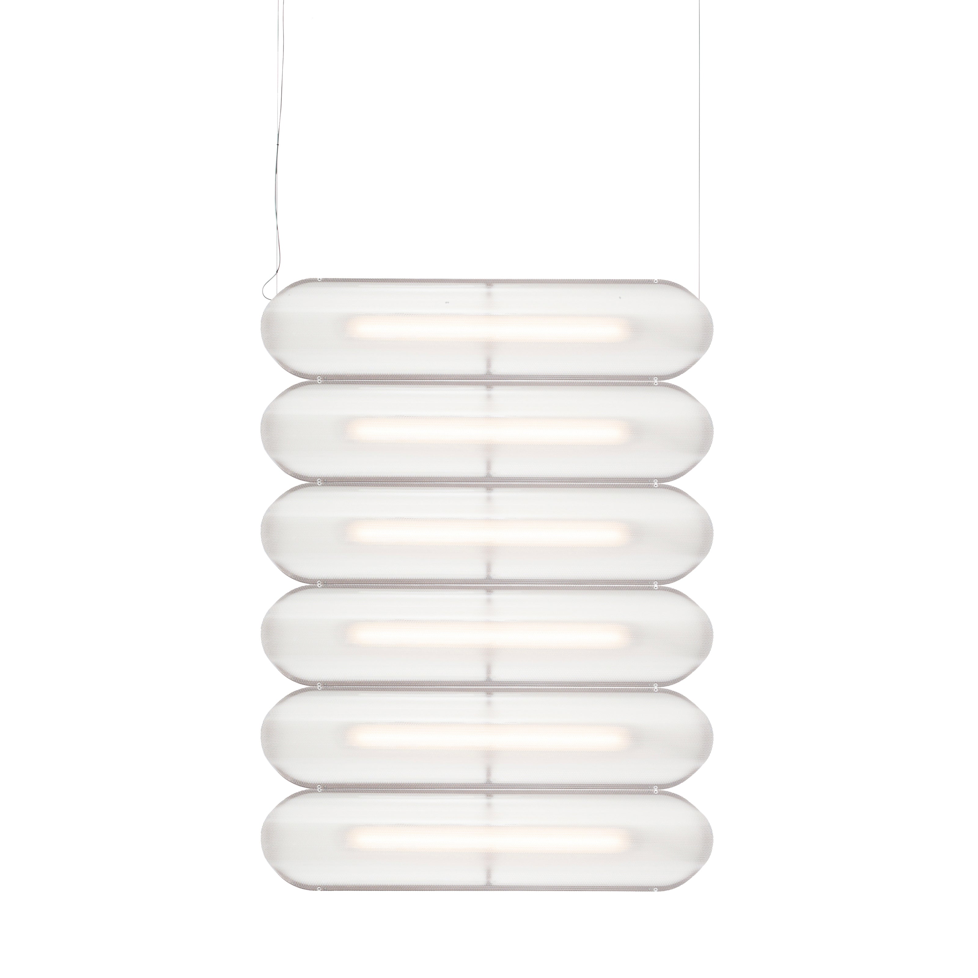 Vale System Y-Axis Pendant Light: Horizontal + Side-to-Side + Valve 6 + Rust