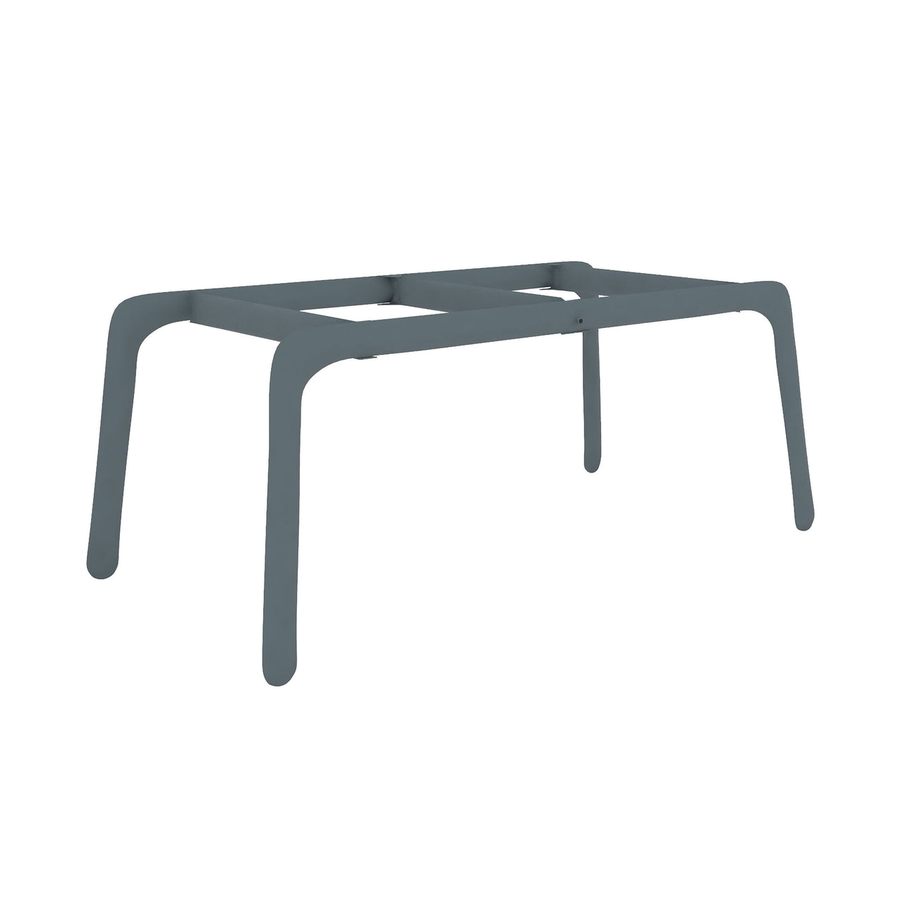 Most Table Base: Blue Grey Matt Steel