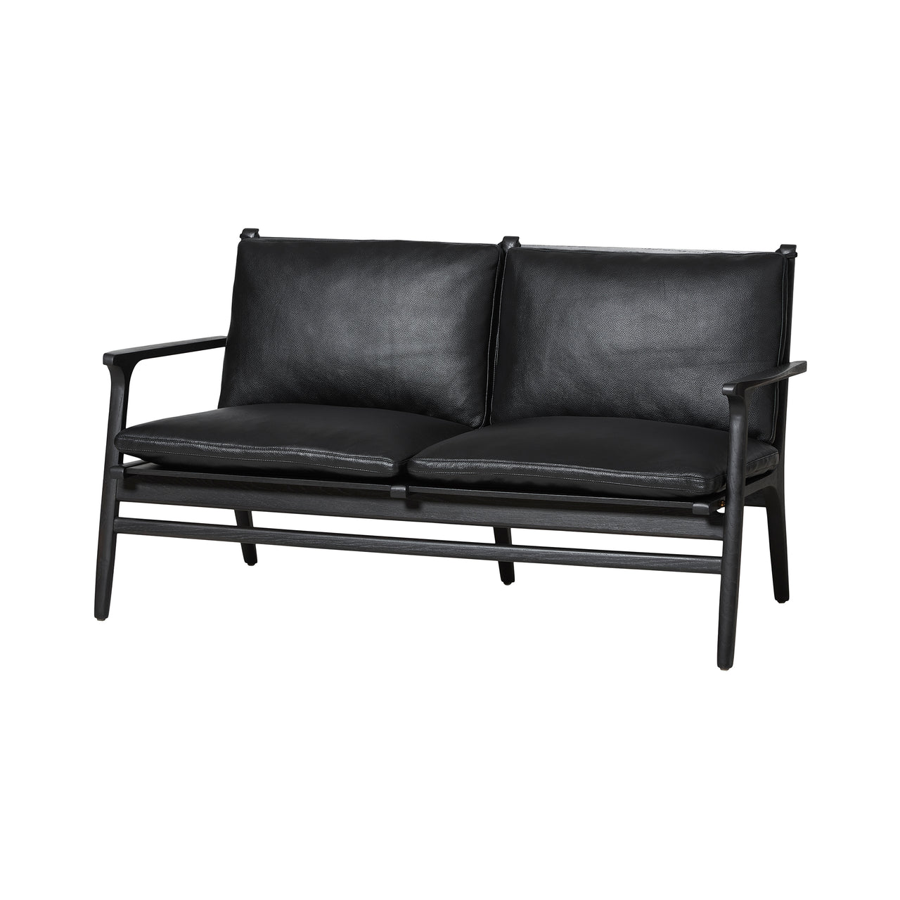 Ren Lounge Chair 2 Seater: Onyx Oak