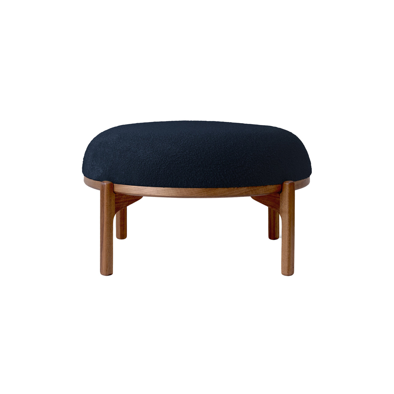 RF1903F Sideways Footstool: Oiled Walnut