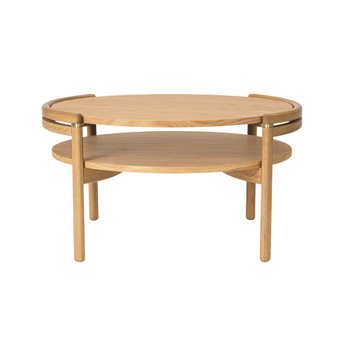 RF1905 Sideways Coffee Table: Oiled Oak + Lacquered Oak