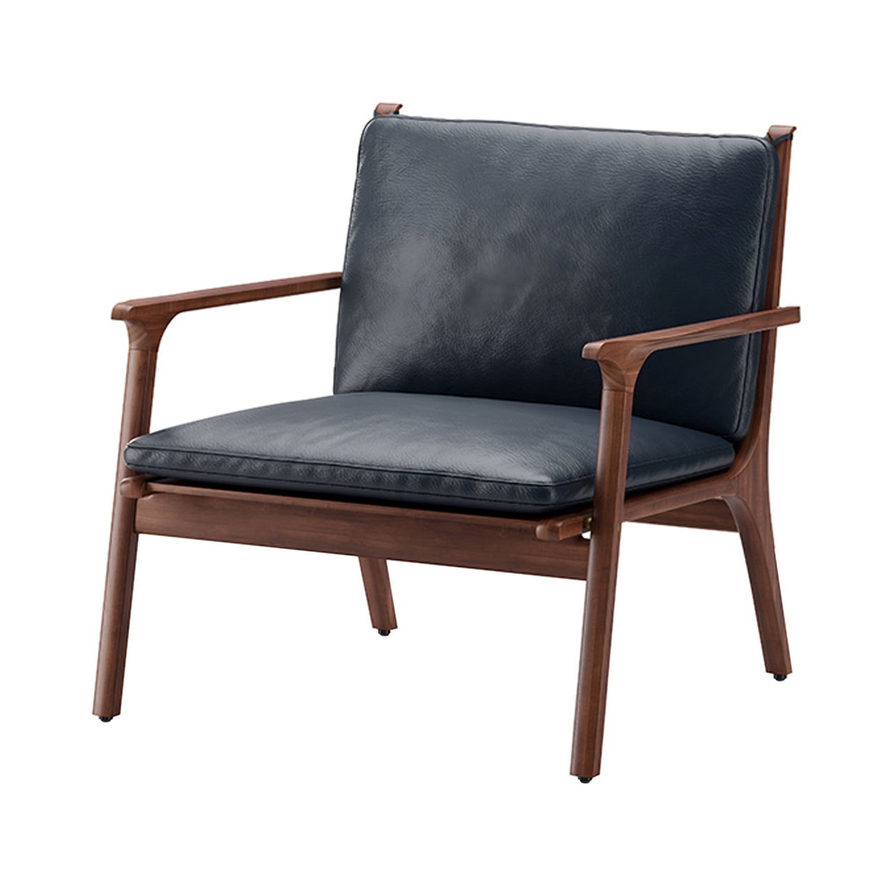Ren Lounge Chair: Large + Natural Walnut