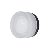 Ripple Sconce: Frosted Glass Finish + Black Anodized