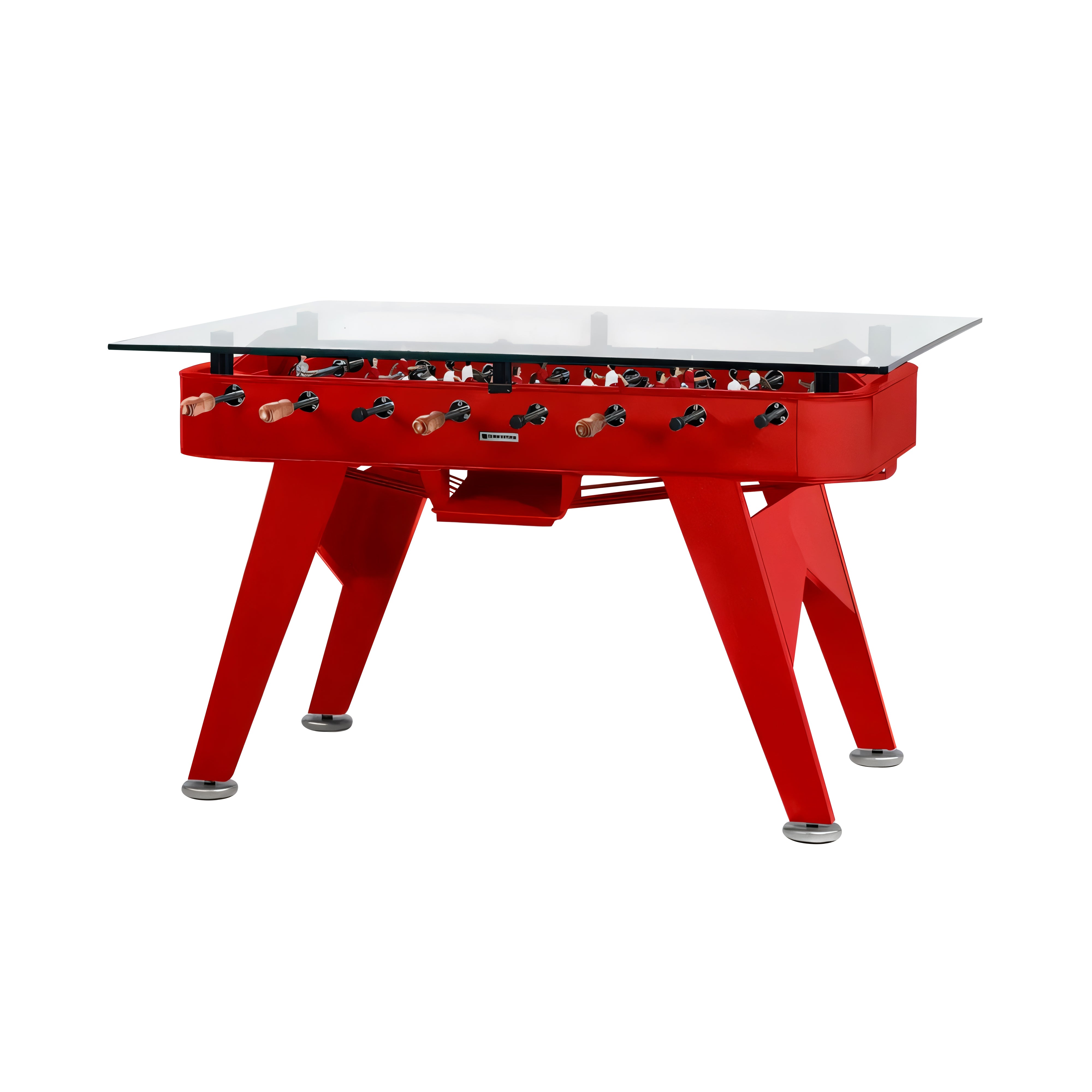 RS2 Rectangle Dining Football Table: Outdoor + Bordeaux