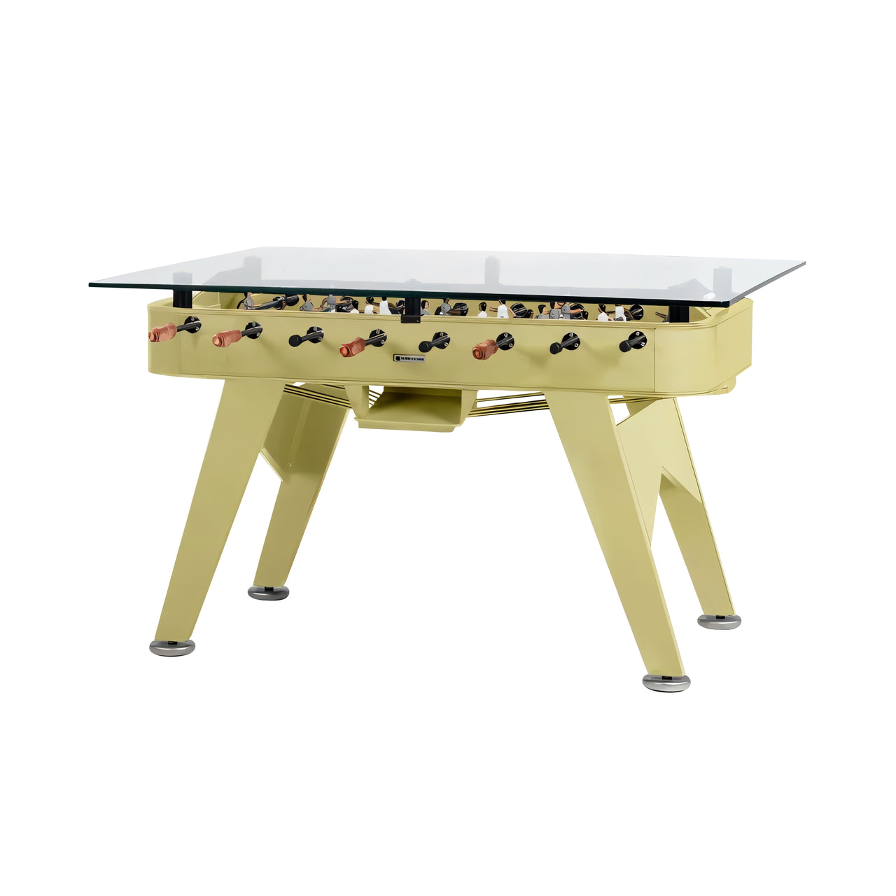 RS2 Rectangle Dining Football Table: Outdoor + Green Beige