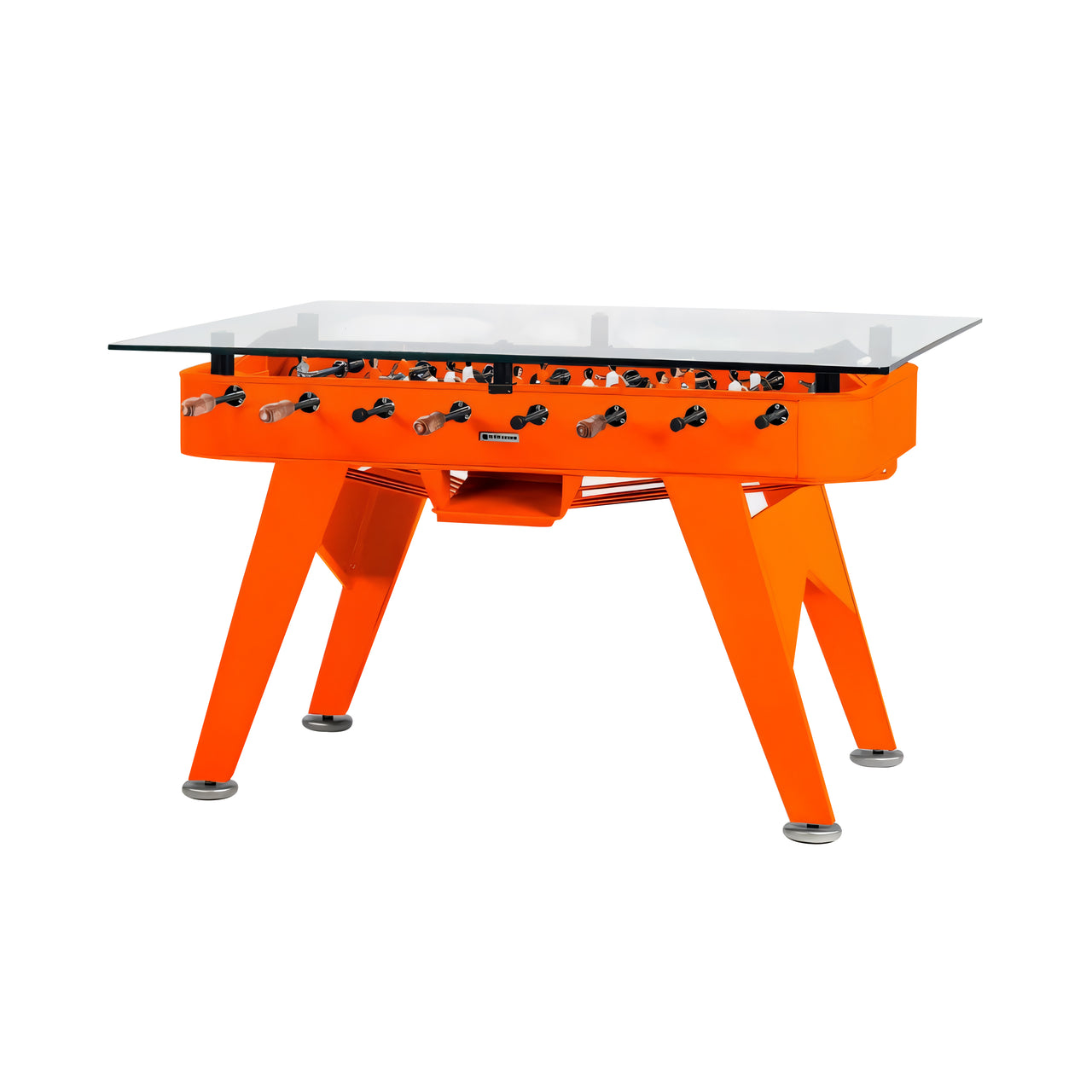 RS2 Rectangle Dining Football Table: Outdoor + Pure Orange