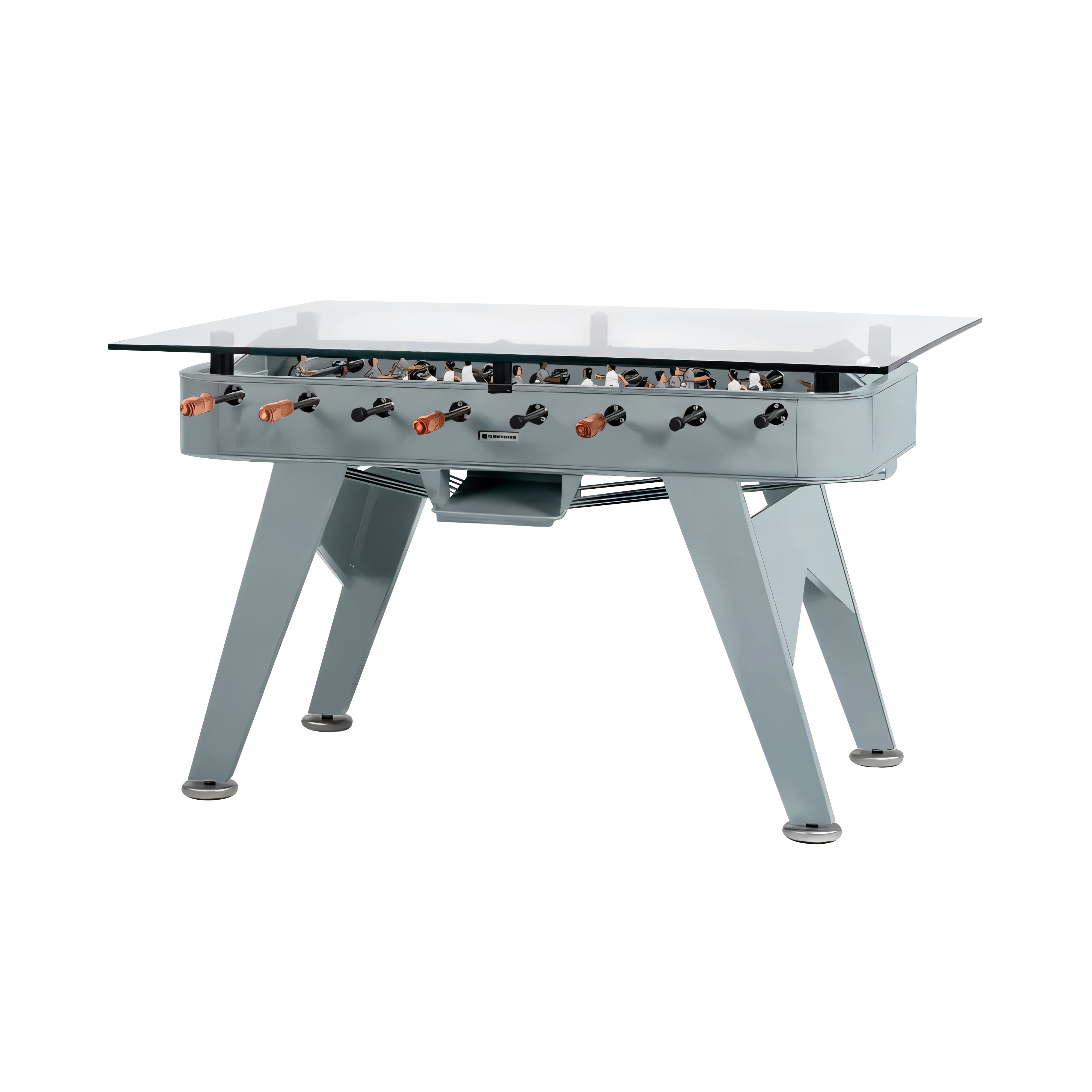 RS2 Rectangle Dining Football Table: Window Grey