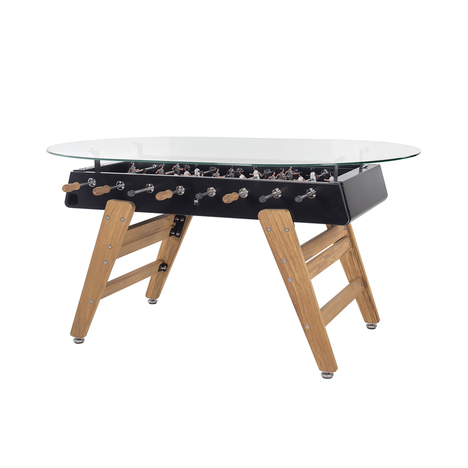 RS3 Wood Dining Table: Oval + Black