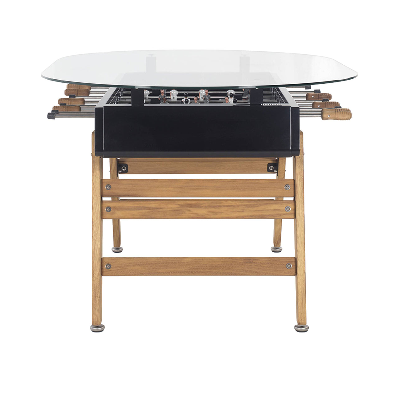 RS3 Wood Dining Table: Oval + Black