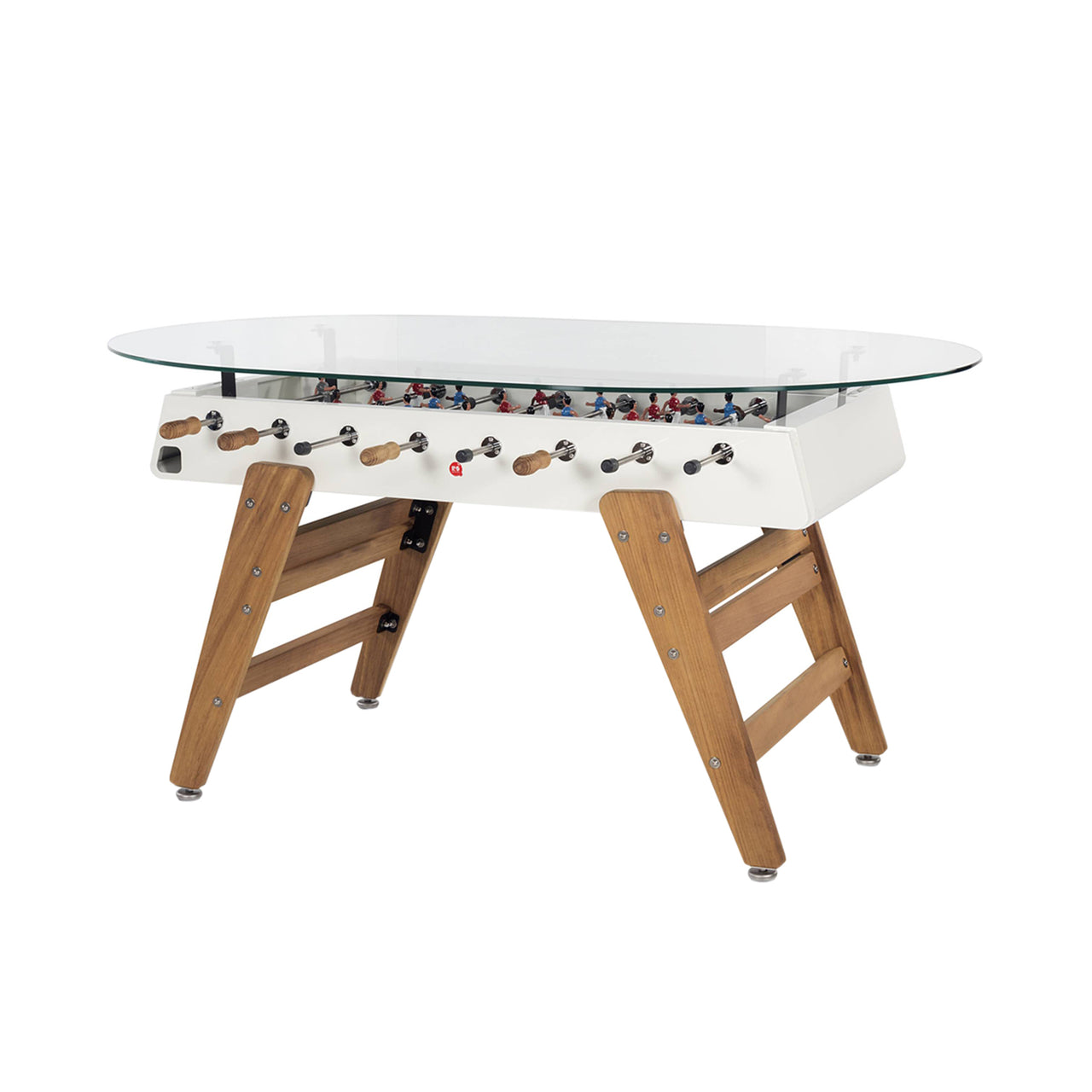 RS3 Wood Dining Table: Oval + White