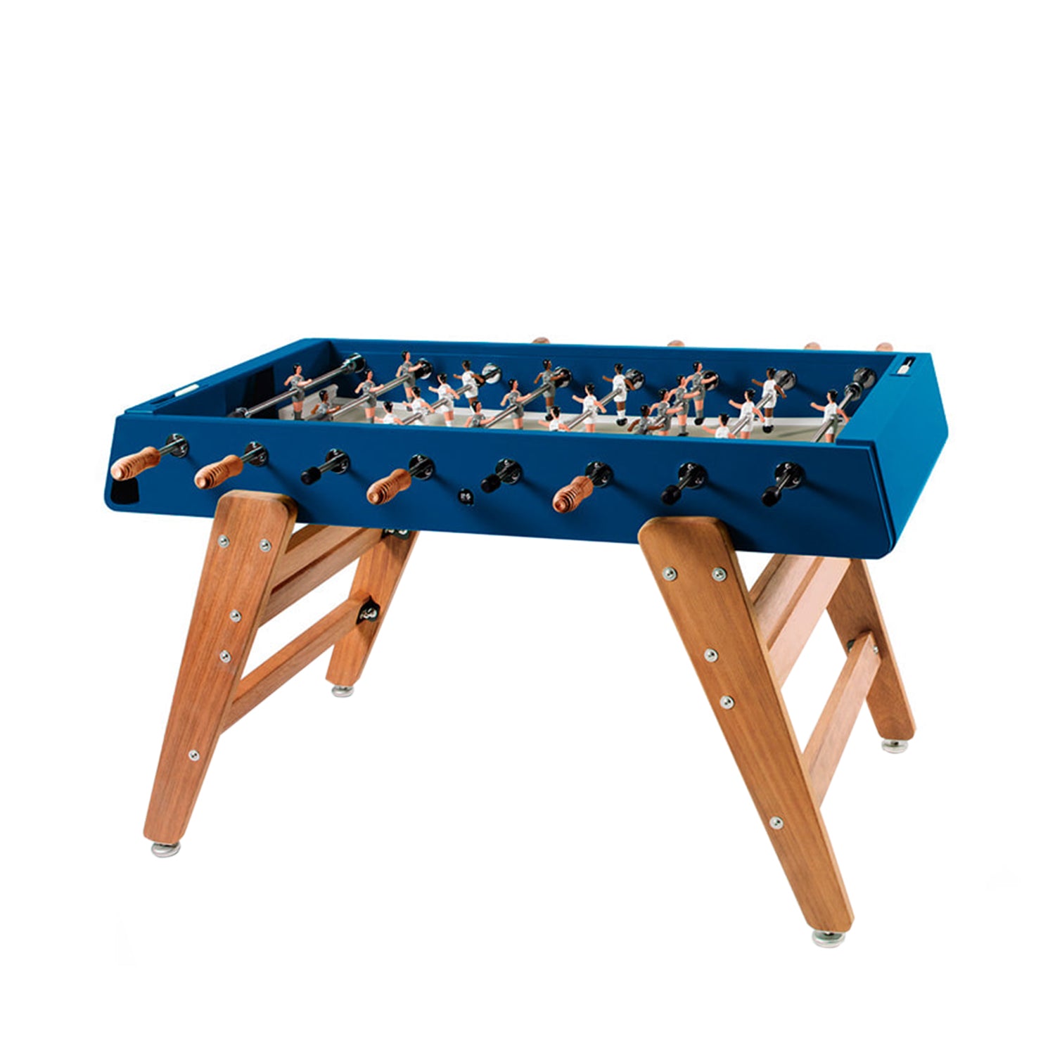 RS3 Wood Football Table: Indoor/Outdoor +  Blue