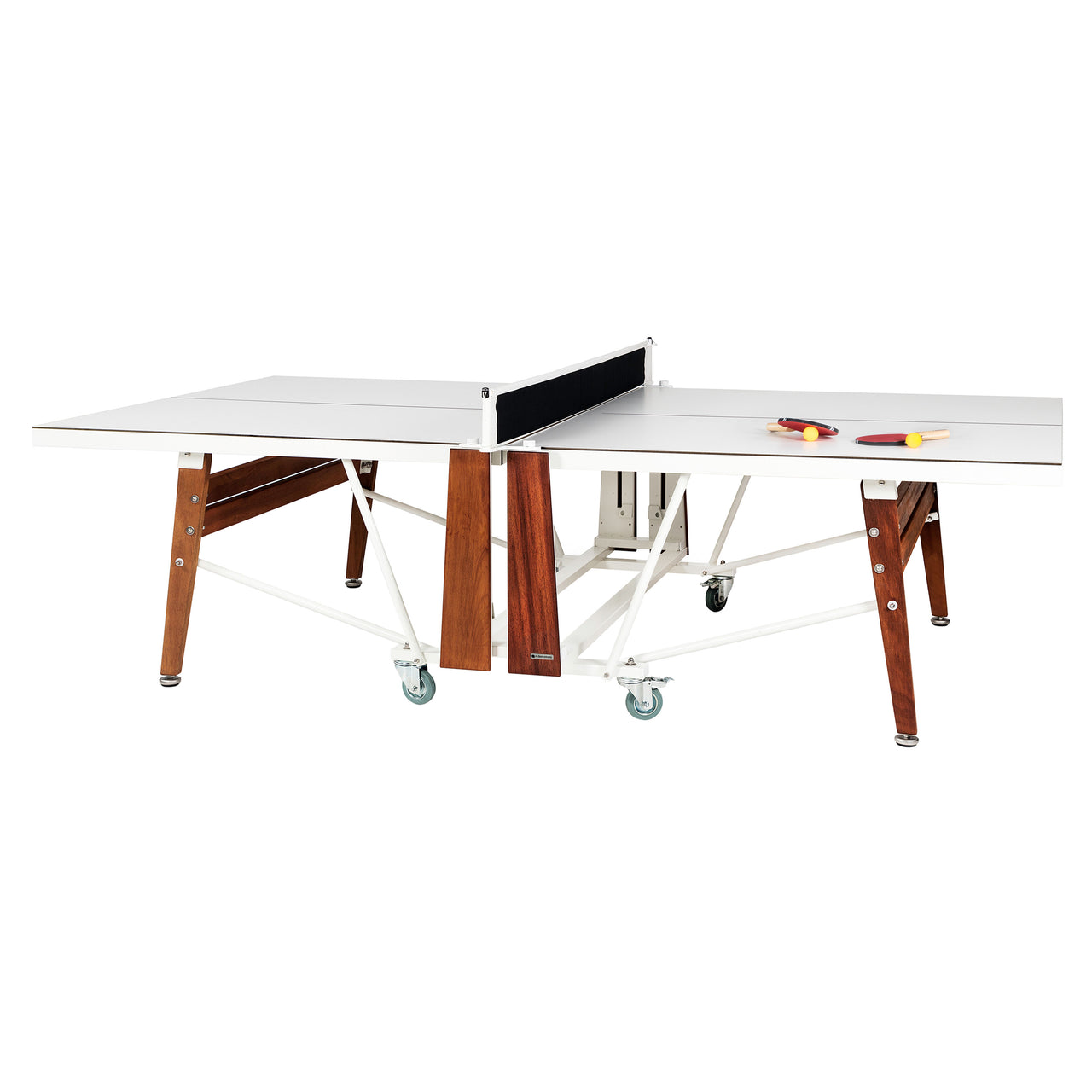 RS Folding Ping Pong Table: Traffic White