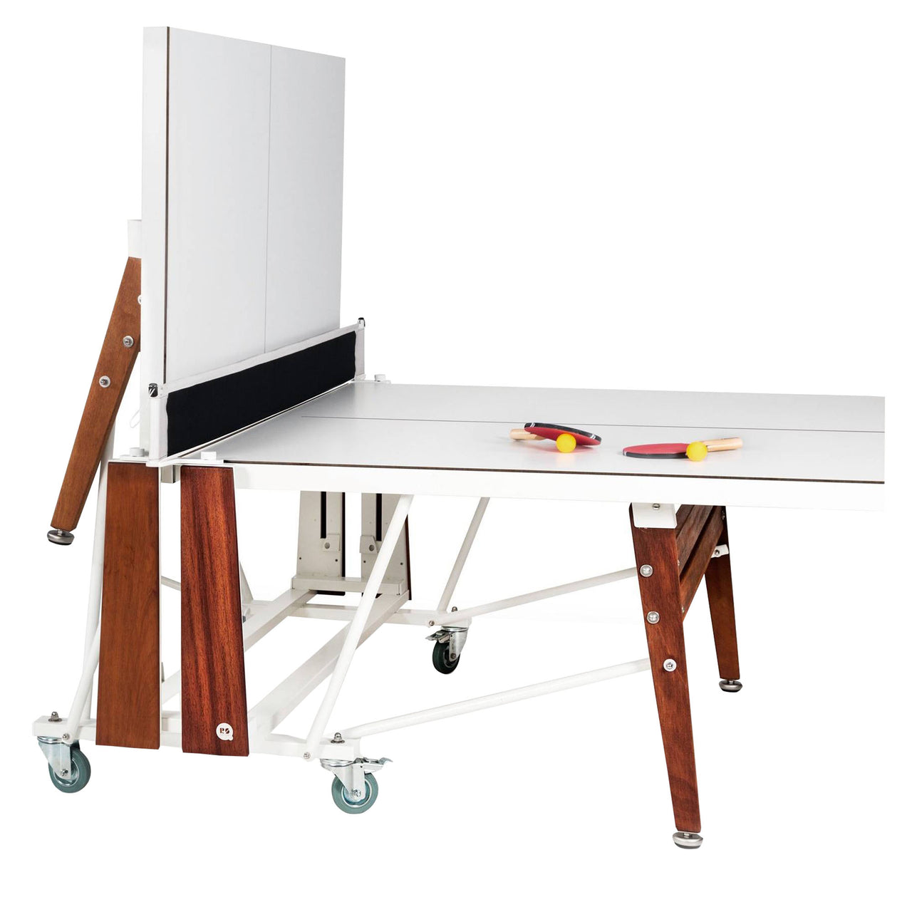 RS Folding Ping Pong Table: Indoor/Outdoor: White