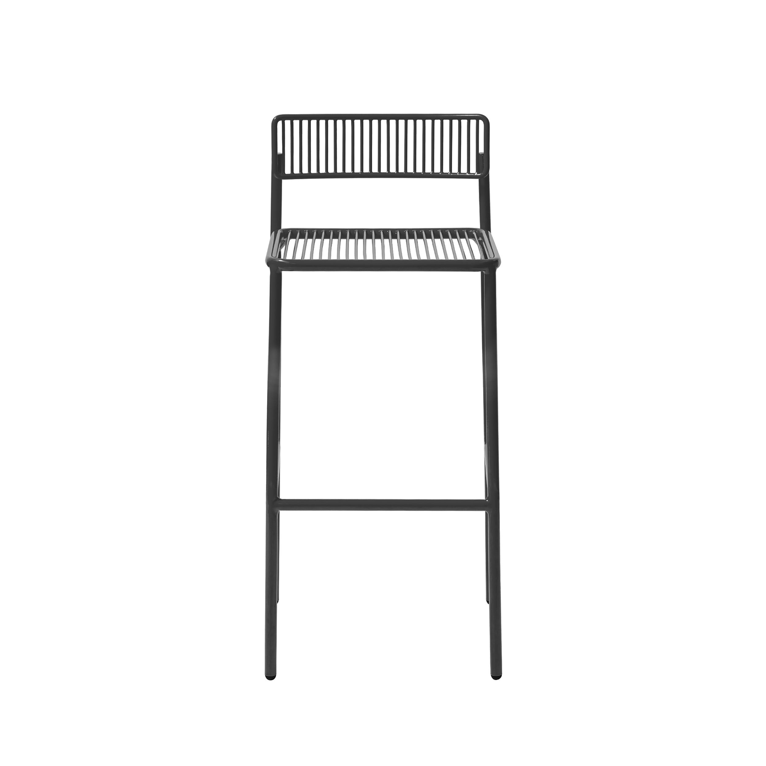 Rachel Counter Stool: Black + Without Seatpad + Back Cushion