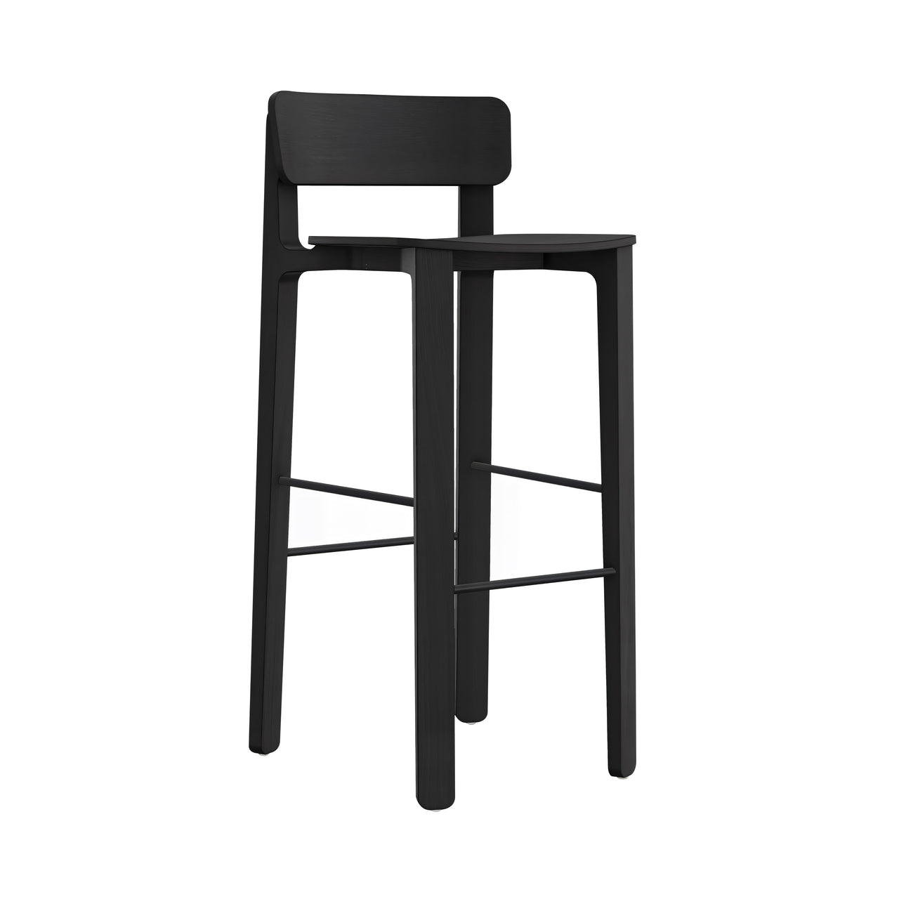 Radio Bar + Counter Stool: Bar + Black