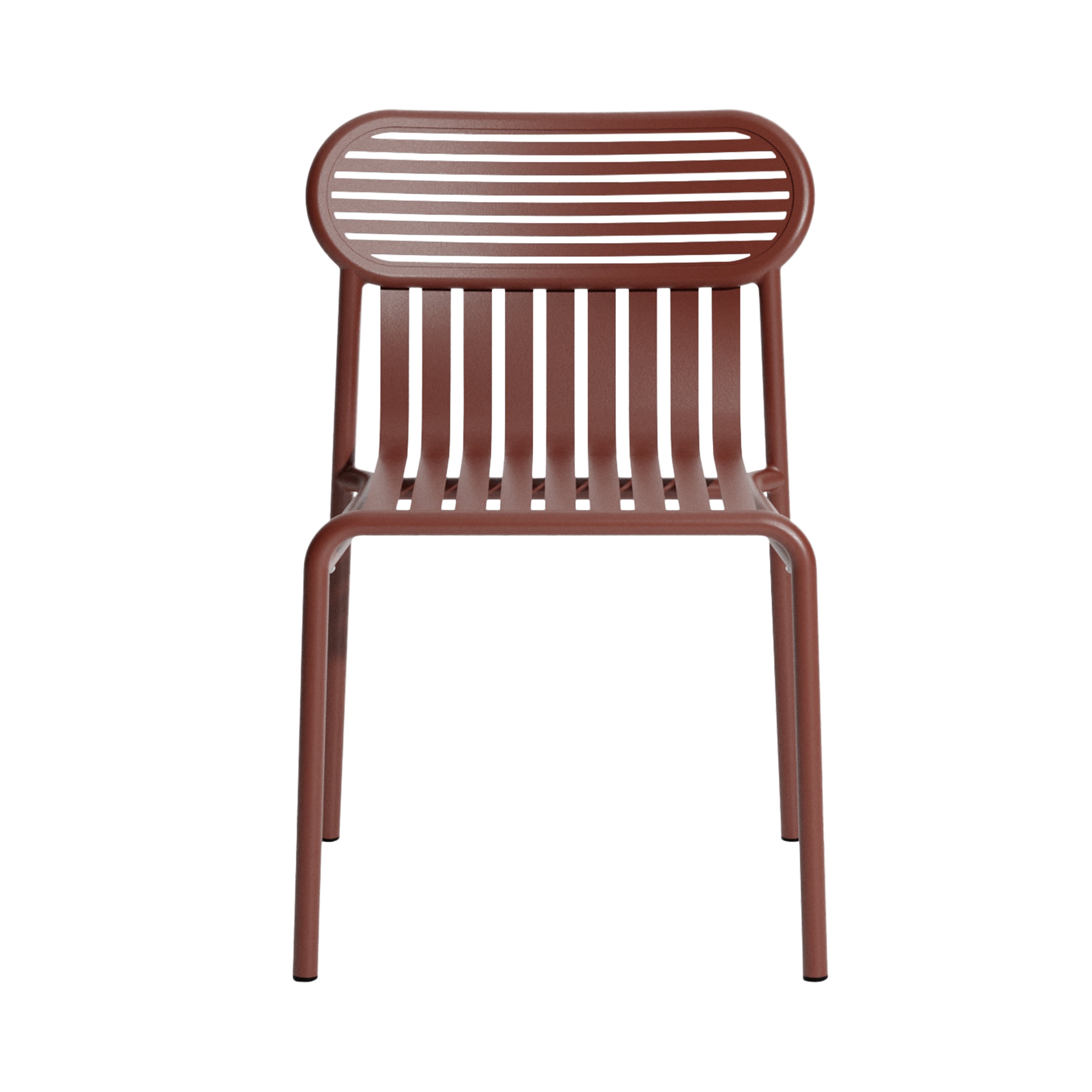 Week-End Stacking Chair: Set of 2 + Red Brown