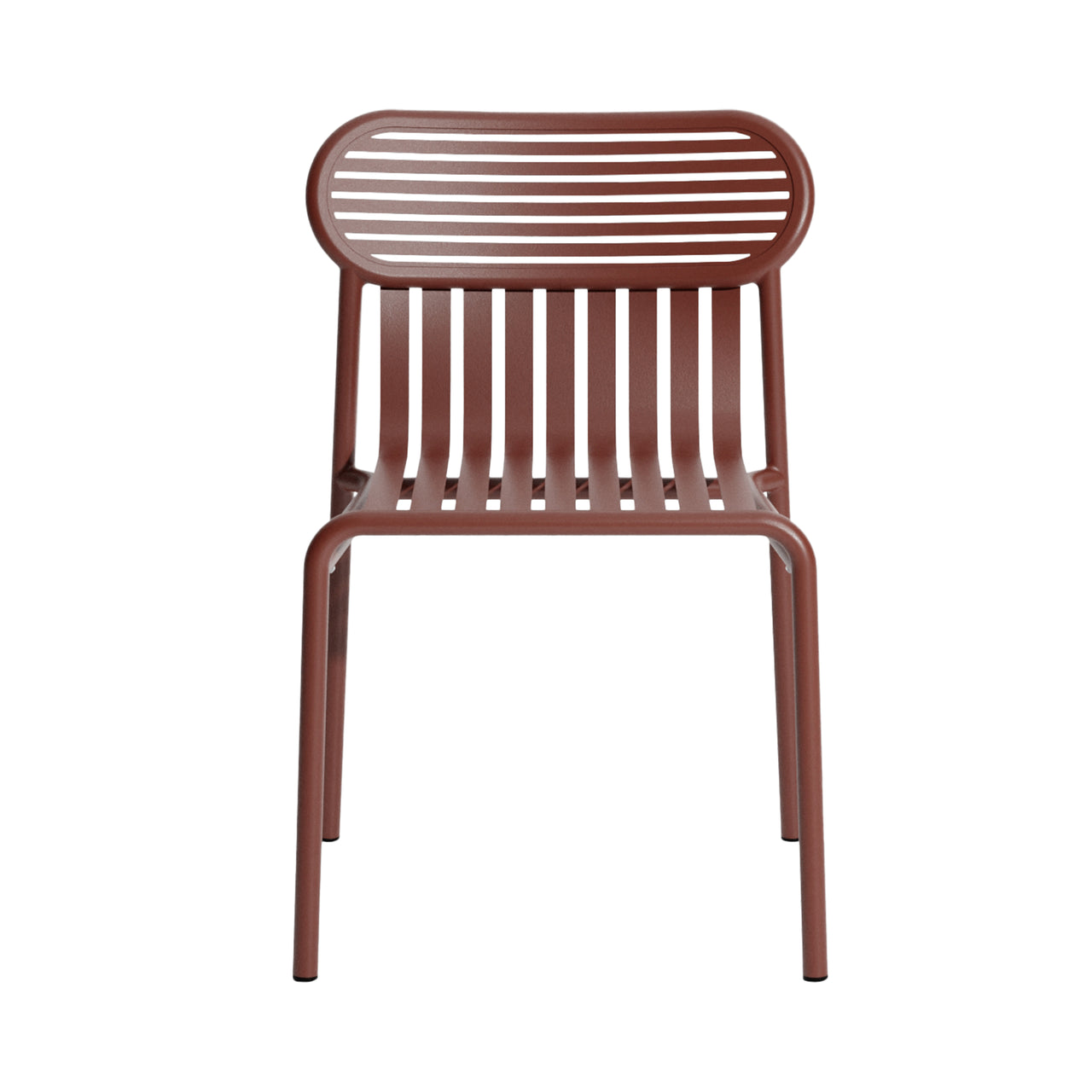 Week-End Stacking Chair: Set of 2 + Red Brown