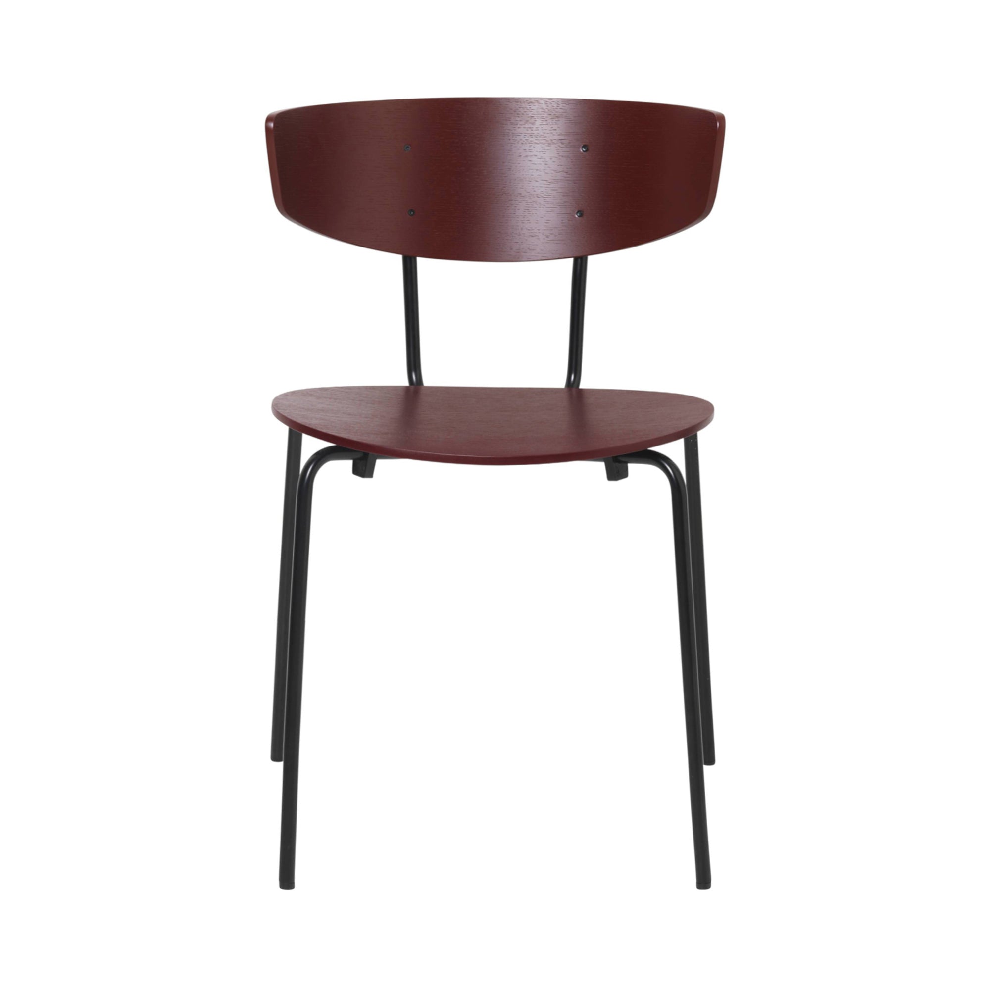 Herman Chair: Red Brown