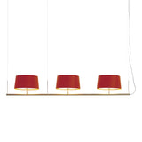 Sistema Gran Fonda Pendant Lamp: Red + 3 Lampshades