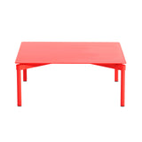 Fromme Outdoor Coffee Table: Red