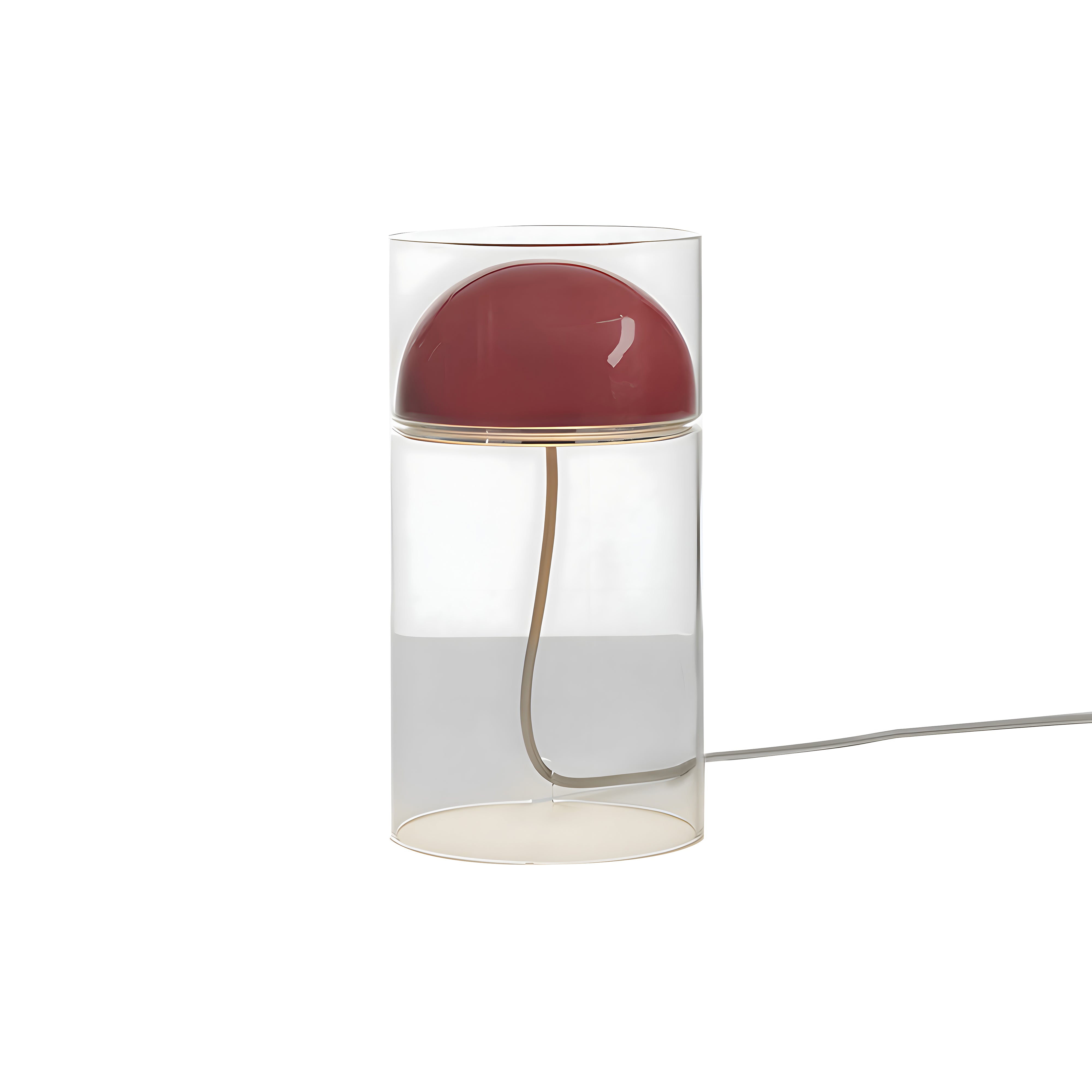 Medusa Table Lamp: Scarlet Red