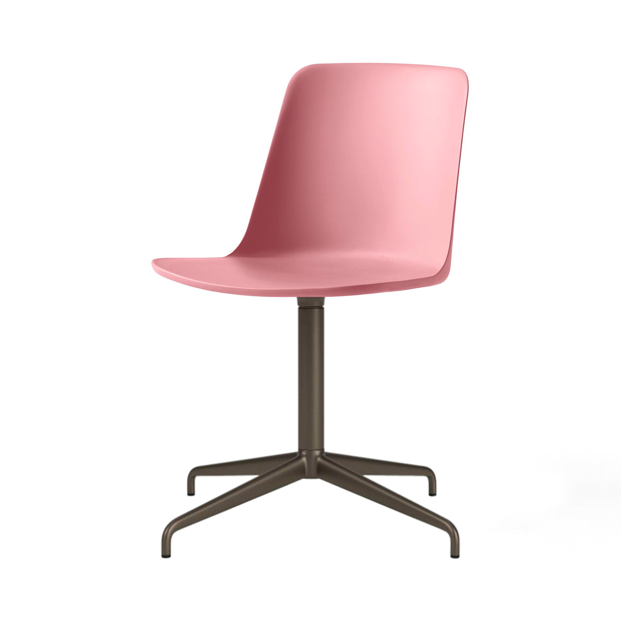 Rely Chair HW16: Soft Pink + Bronzed