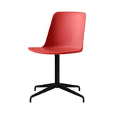 Rely Chair HW16: Vermilion Red + Black