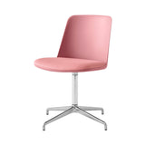 Rely Chair HW17: Polished Aluminum + Soft Pink