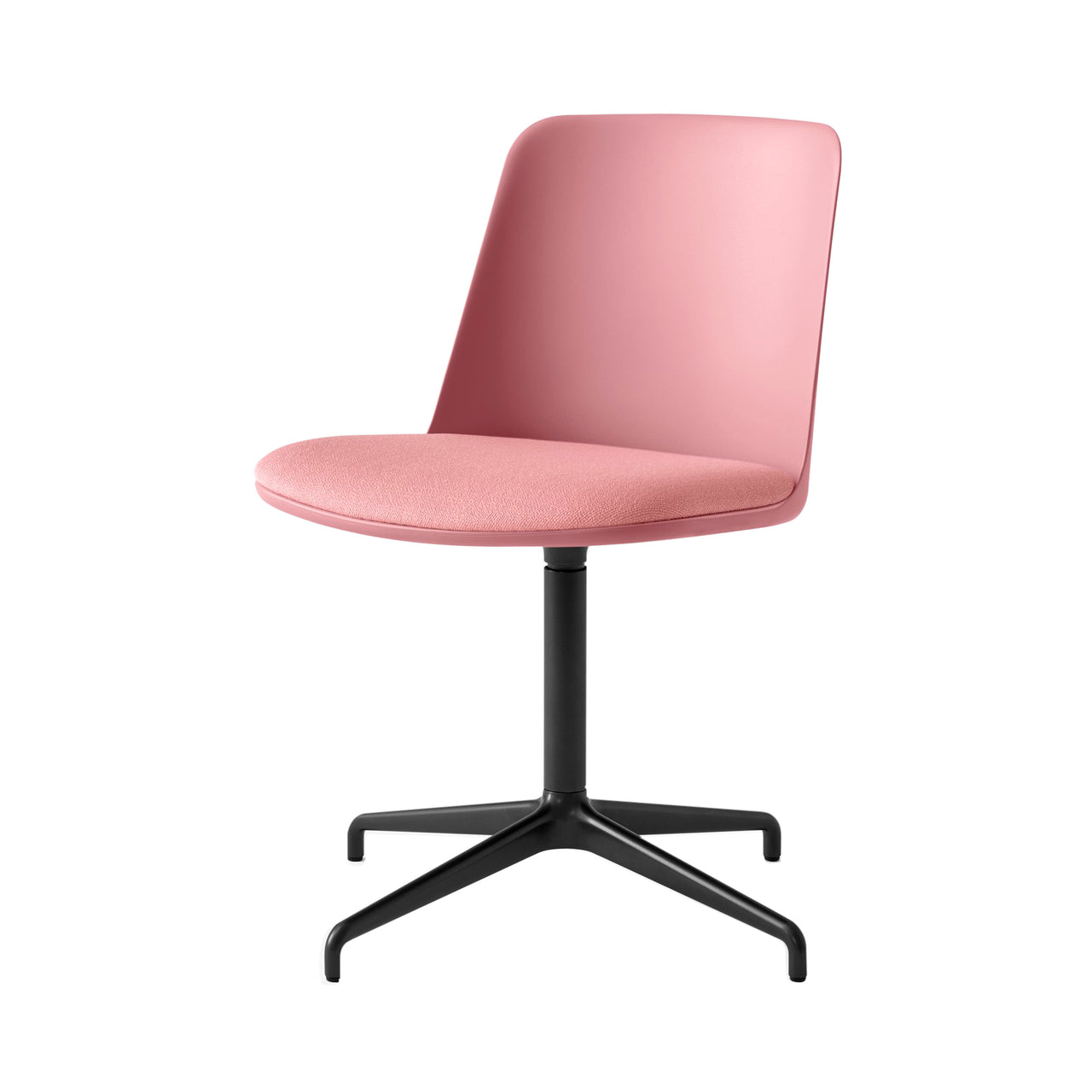 Rely Chair HW12: Soft Pink + Black