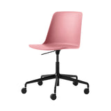Rely Chair HW28: Soft Pink + Black