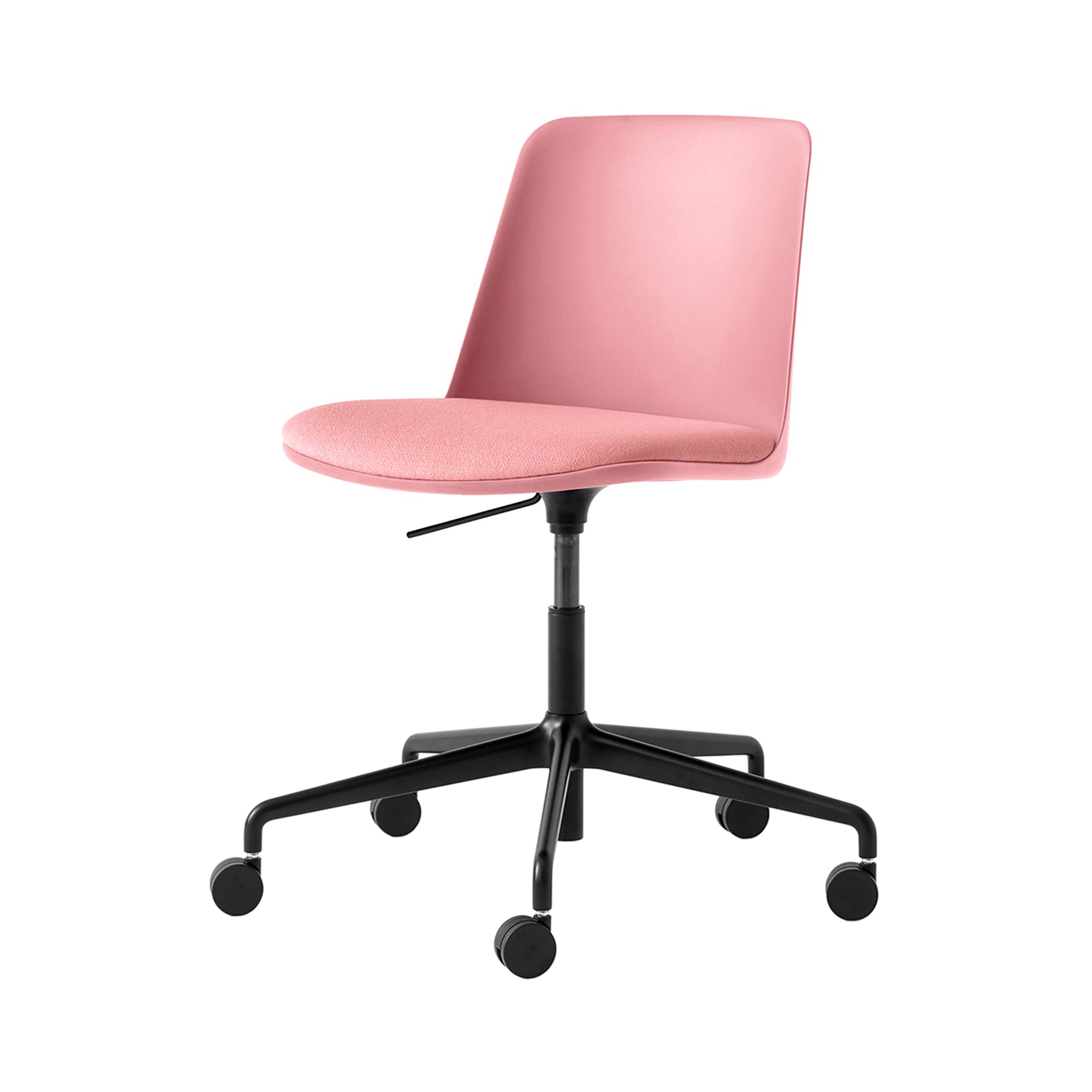 Rely Chair HW29: Soft Pink + Black