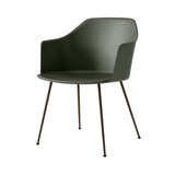 Rely Armchair HW33: Set of 4 + Bronze Green + Bronzed