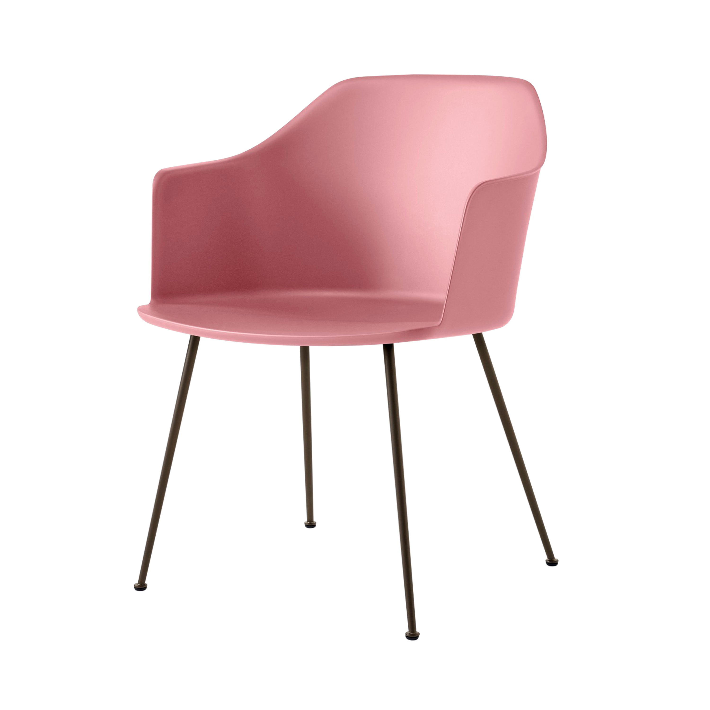 Rely Armchair HW33; Soft Pink + Bronzed
