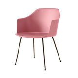 Rely Armchair HW33; Soft Pink + Bronzed