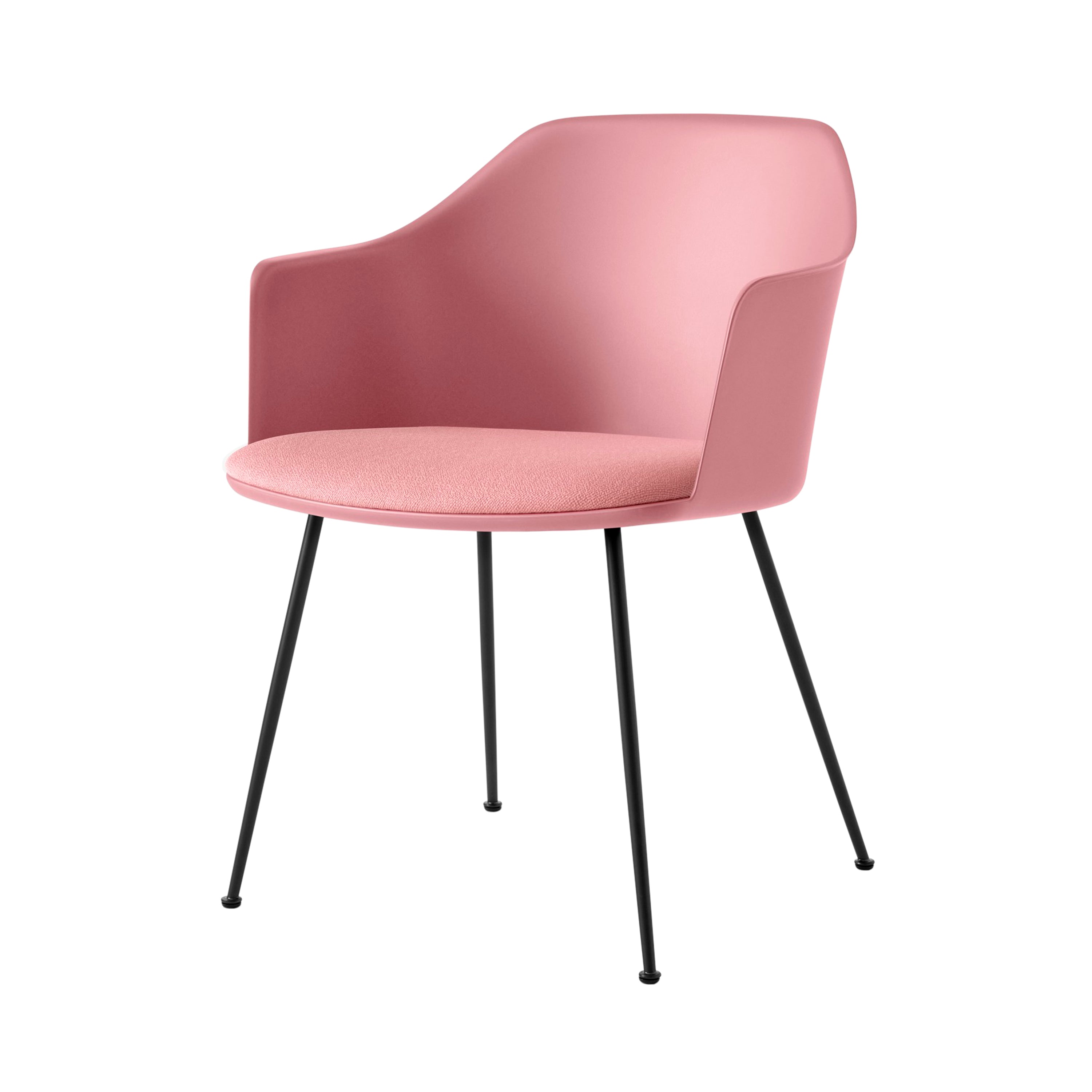 Rely Armchair HW34: Soft Pink + Black