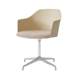 Rely Chair HW44: Polished Aluminum + Beige Sand