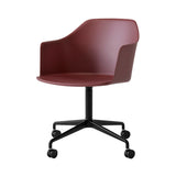 Rely Armchair HW48: Red Brown + Back