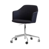Rely Armchair HW55: Polished Aluminum