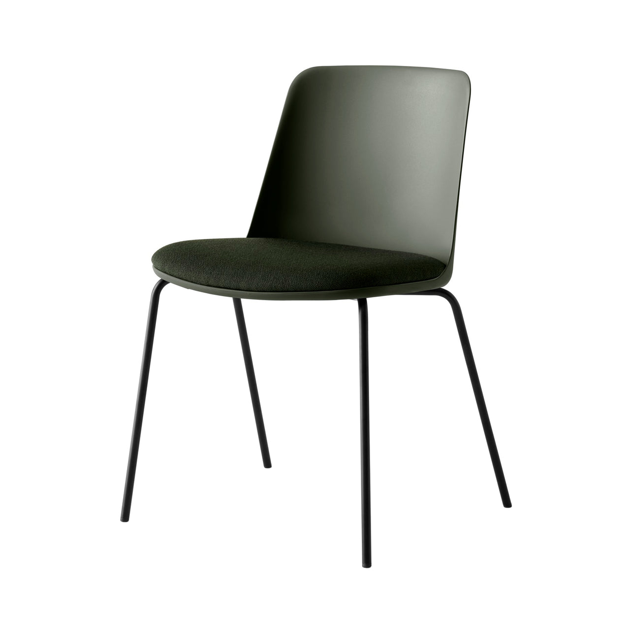 Rely Chair HW66: Bronze Green + Black