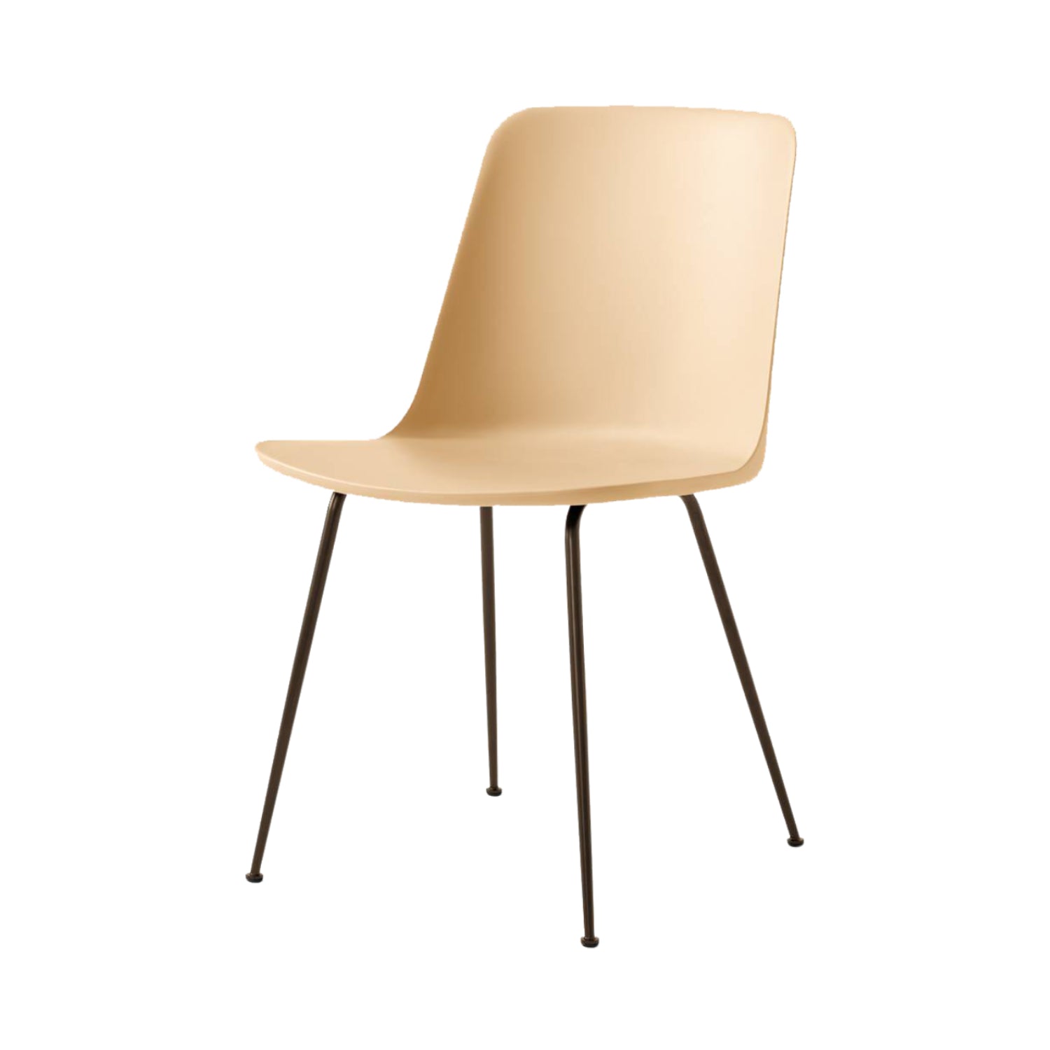 Rely Chair HW6: Set of 4 + Beige Sand + Bronzed