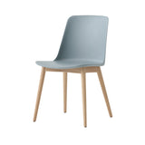 Rely Chair HW71: Oak + Light Blue