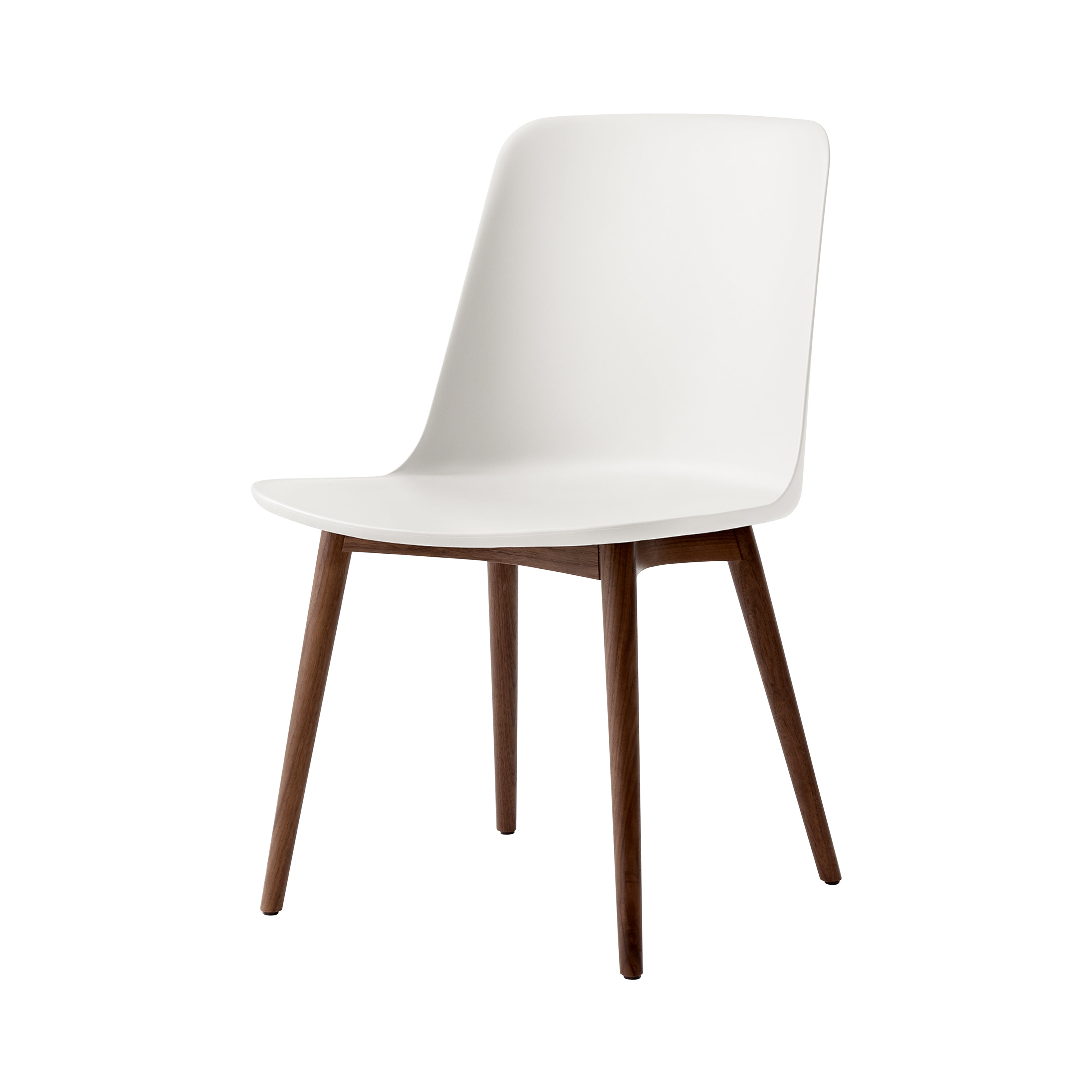 Rely Chair HW71: Walnut + White