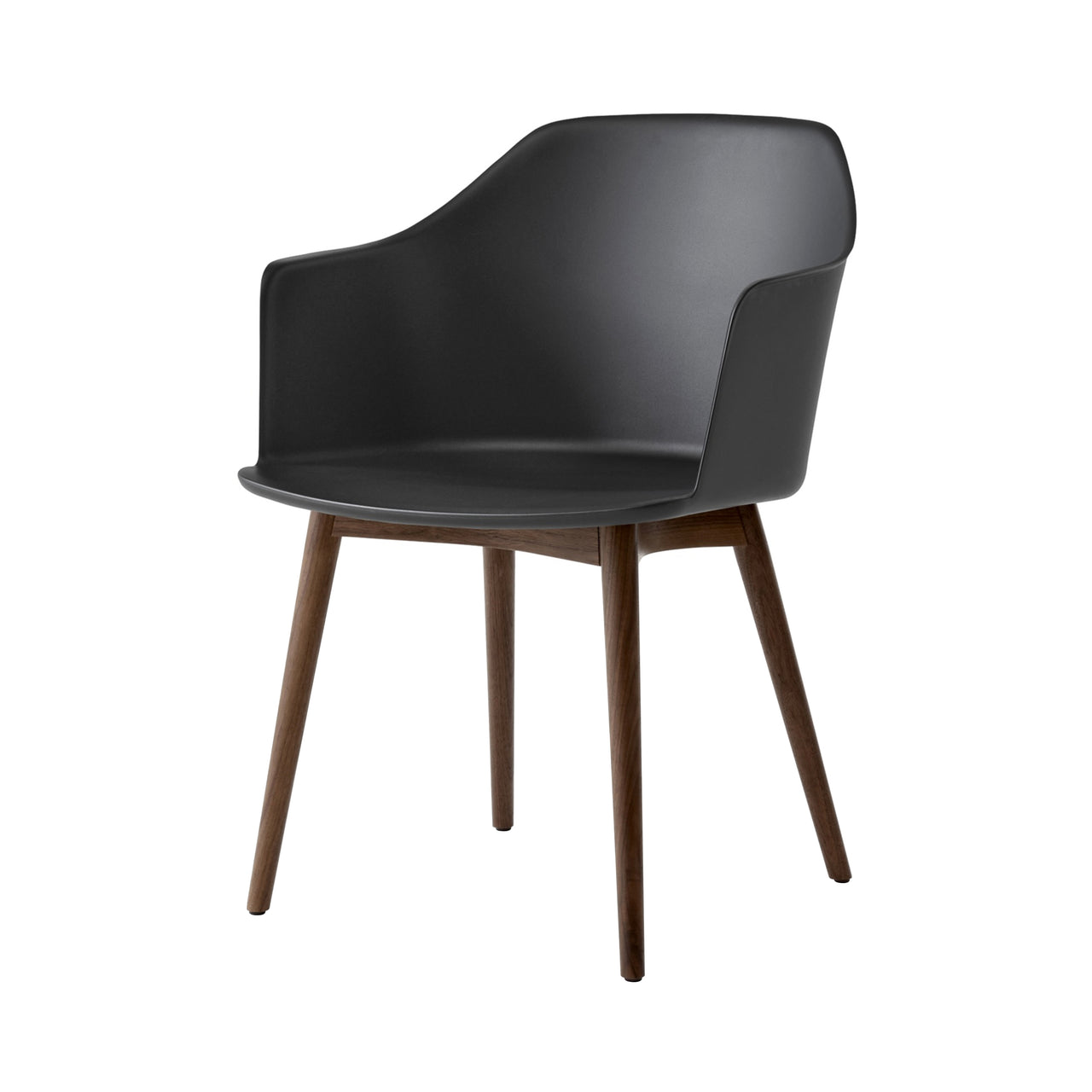 Rely Chair HW76: Black + Walnut